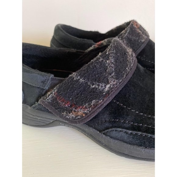 Merrell Women's Black Suede Moc Slip On Shoes 6.5 - Picture 9 of 11